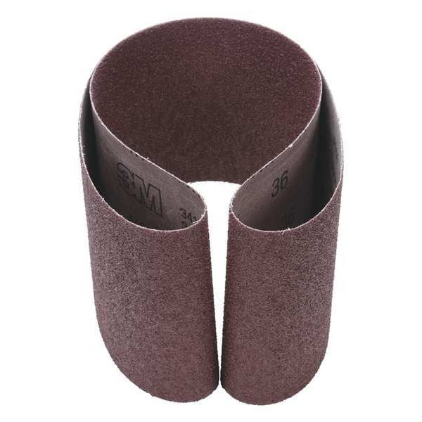 Banda de tela 3M, recubierta, 6 pulgadas de ancho, 48 pulgadas de largo, 36 grados de grano, extra gruesa, óxido de aluminio, 341D, marrón - 7000118861