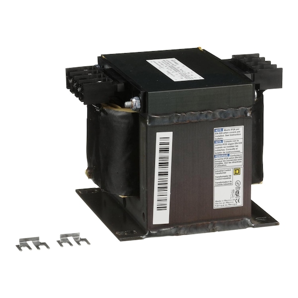 Square D Control Transformer, 1000 VA, Not Rated, 115°C, 115/230V AC, 380/400/415V - 9070T1000D33