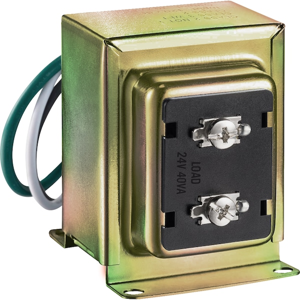 Newhouse Hardware Wired 24V 40vA Doorbell Transformer Compatible w/ Smart Video Devices - 40TR