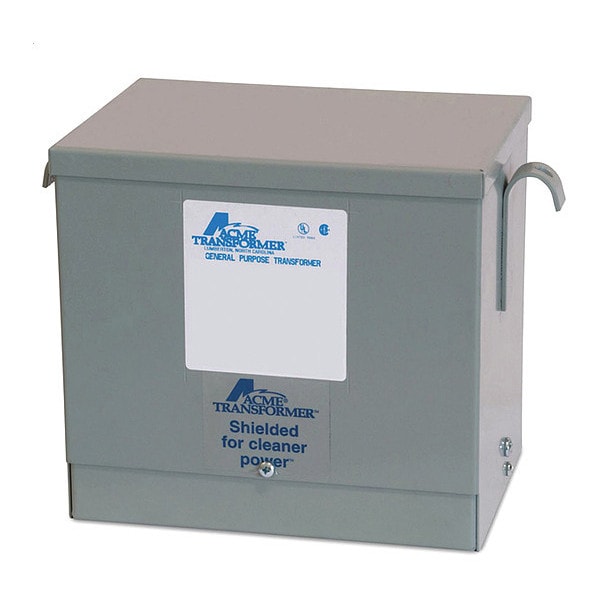 Acme Electric Toroidal Transformer, 75 kVA, NEMA 3R, 115°C, 208V, 240V - A3075K0310B