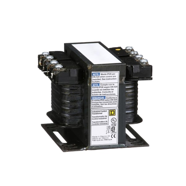Square D Control Transformer, 100 VA, Not Rated, 55°C, 115/230V AC, 380/400/415V - 9070T100D33