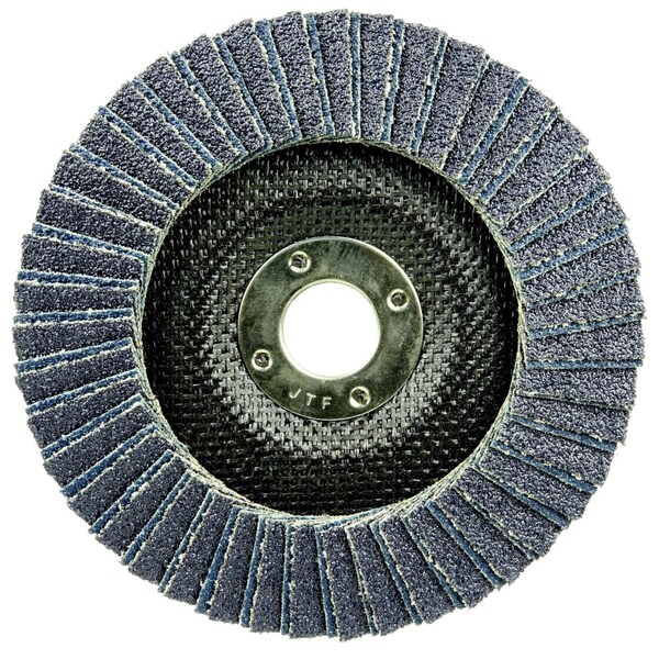 Weiler 6" Tiger X Disco de Láminas, Angular (TY29), Espalda Fenólica, 60Z, 7/8" - 51238