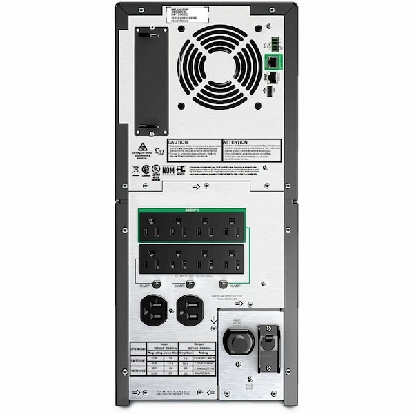 Apc Smart UPS, 2880VA, Line Interactive, Out: 120V In: 120V - SMT3000C