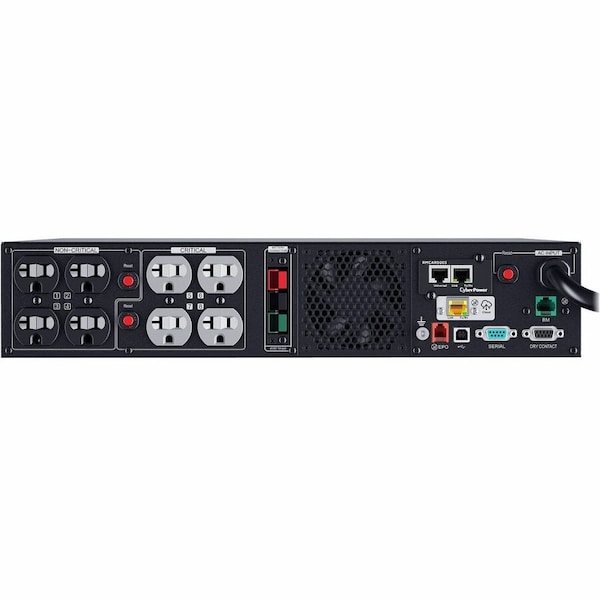 Cyberpower UPS System, 2000VA, Line Interactive, Out: 100 to 125V AC In: 120V AC - PR2000RTXL2UCN