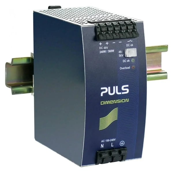 Puls DIN rail power supplies for 1-phase system, 48 V, 5 A - QS10.481