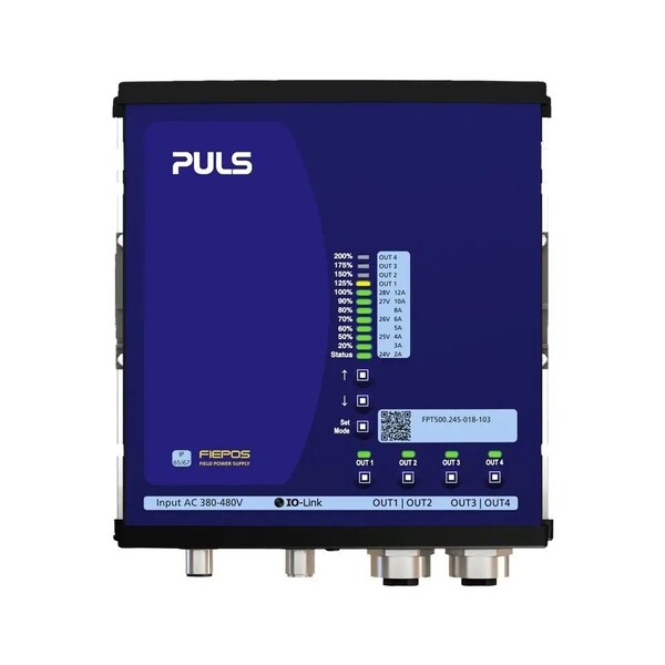 Puls 3-phase IP54, IP65 and IP67 power supply, 24 V, 25 A - FPT500.245-018-103