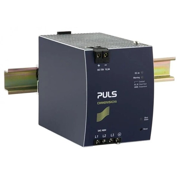 Puls DIN rail power supplies for 3-phase system, 72 V, 13.3 A - XT40.721