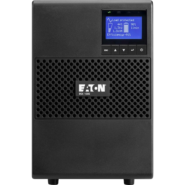 Eaton UPS System, 1000VA, Online/Double Conversion, Out: 208V AC In: 208V - 9SX1000G