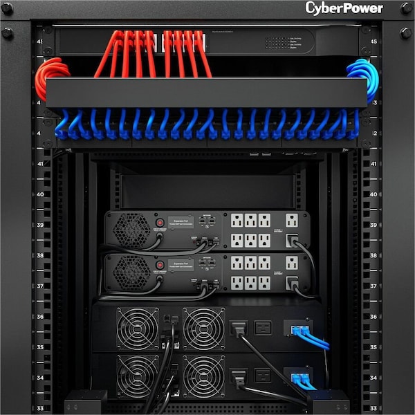 Cyberpower UPS System, 1500VA, Line Interactive, Out: 120V AC In: 120V AC - CP1500PFCRM2U