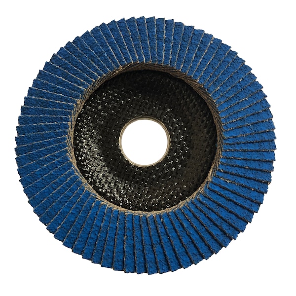 Disco de láminas de óxido de circonio y cerámica Bullard Abrasives 4-1/2x7/8, paquete de 20 - 34096