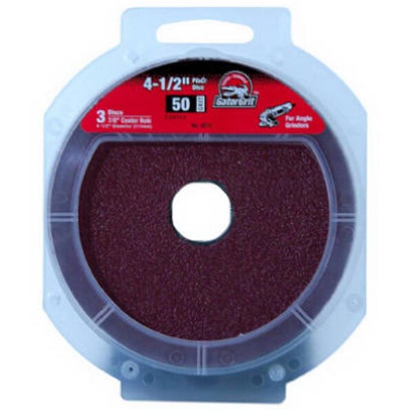 Disco de fibra de óxido de aluminio de grano 50 de Gator Finishing 3072 de 45 x 88 pulgadas en paquete de 3 - 197294