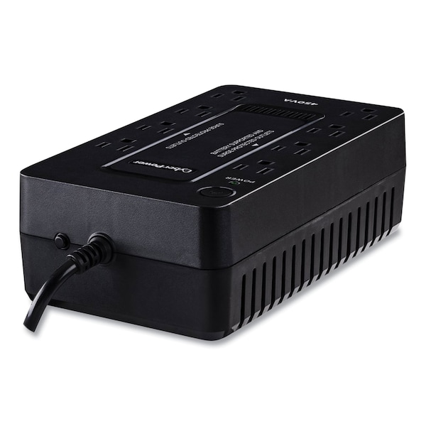 Cyberpower UPS Battery Backup, 8 Outlets, 450 VA, 890 J - SE450G1