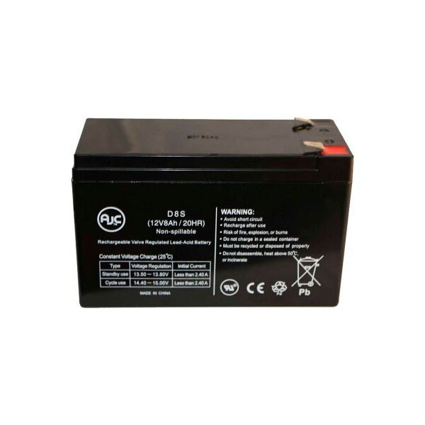 Battery Clerk UPS Battery, UPS, 12V DC, 8 Ah, Cabling, F2 Terminal - GE-ENERGY IT 1500ITSIT 1500ITSIR