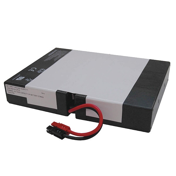 Tripp Lite Replacement UPS Battery, SMART500RT1U, SMX500RT1U, 12V DC, 7.2 Ah, Hardwired - RBC62-1U