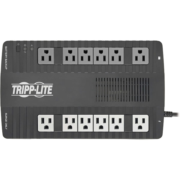 Tripp Lite UPS System, 750VA, Line Interactive, Out: 110/115/120V AC In: 120V AC - AVR750U