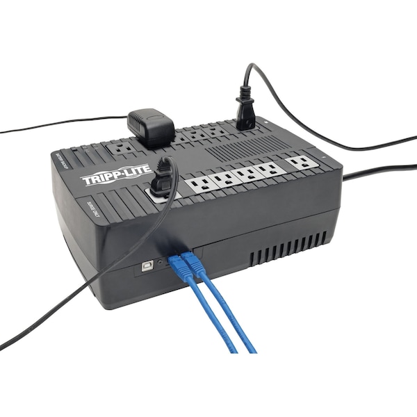 Tripp Lite UPS System, 750VA, Line Interactive, Out: 110/115/120V AC In: 120V AC - AVR750U