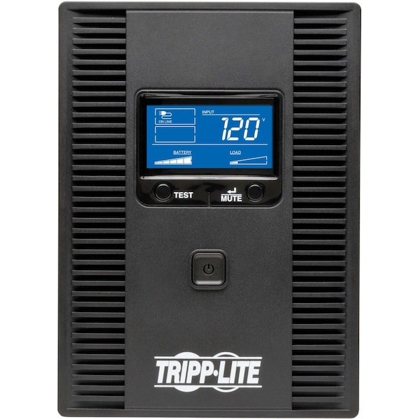Tripp Lite UPS System, 1.3kVA, Line Interactive, Out: 120V AC In: 120V AC - SMART1300LCDT