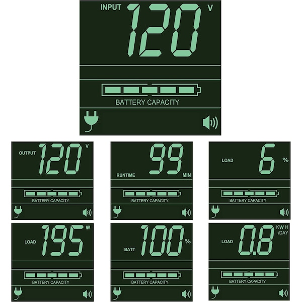 Tripp Lite Smart UPS, 1.5kVA, Line Interactive, Out: 110/115/120V In: 120V AC - SM1500RMXL2UTAA
