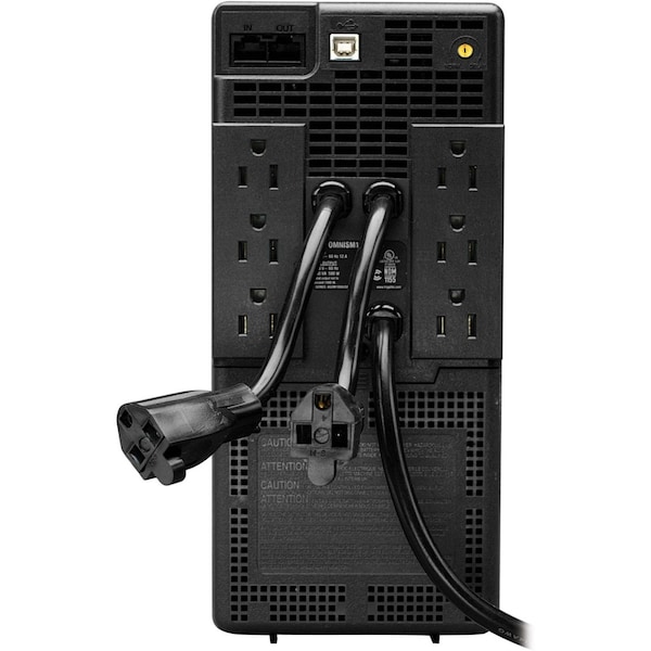 Tripp Lite UPS System, 1kVA, Line Interactive, Out: 110/115/120V AC In: 120V AC - OMNIVS1000