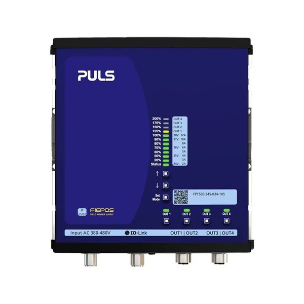 Puls 3-phase IP54, IP65 and IP67 power supply, 24 V, 25 A - FPT500.245-034-105