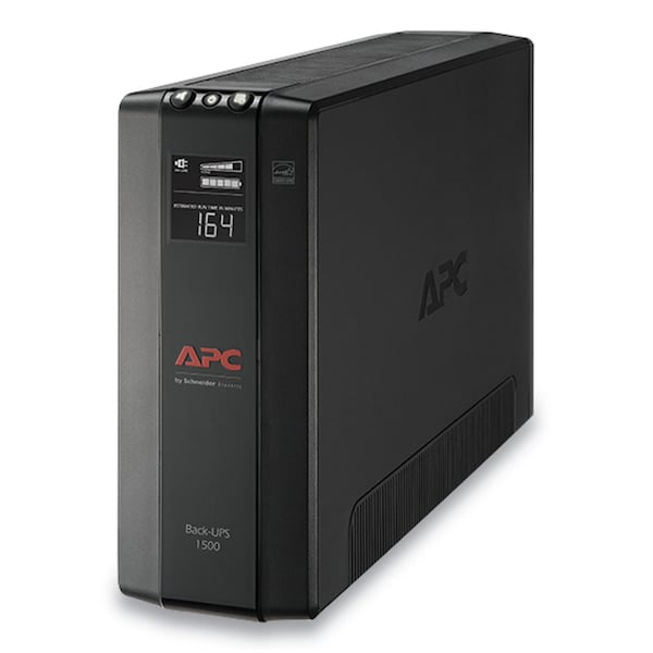 Apc Back-UPS PRO BX Series Compact Tower Battery Backup System, 10 Outlets, 1,500 VA, 789 J - BX1500M