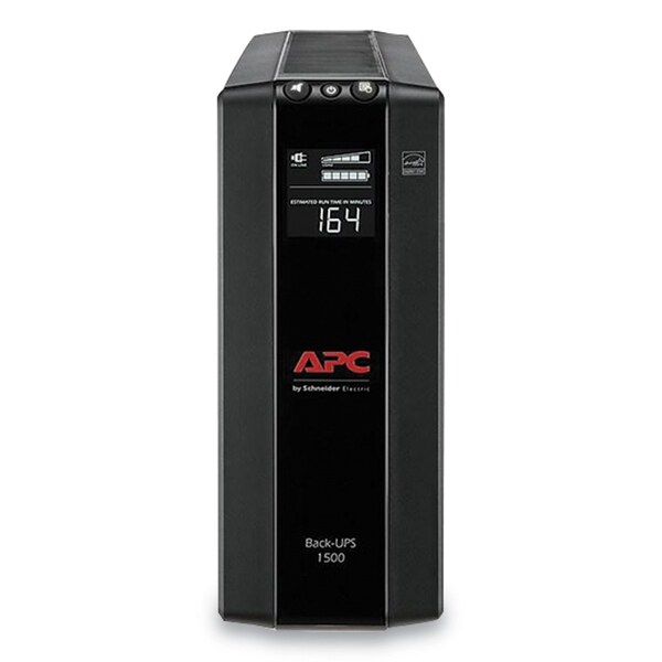 Apc Back-UPS PRO BX Series Compact Tower Battery Backup System, 10 Outlets, 1,500 VA, 789 J - BX1500M