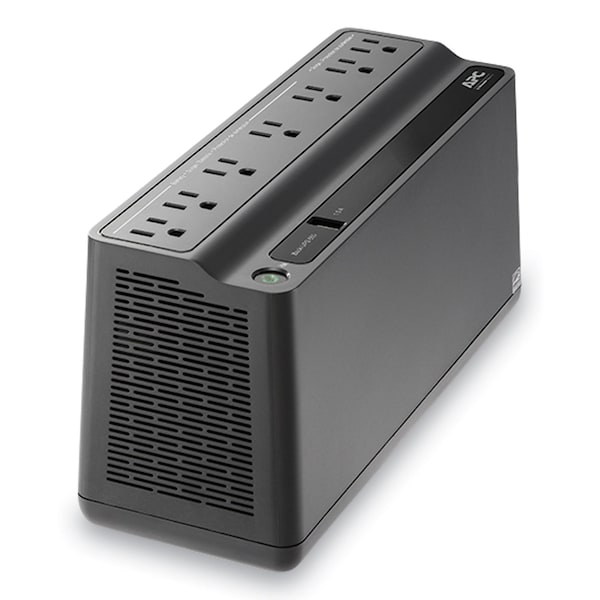 Apc BN650M1 Back-UPS 650 VA Battery Backup System, 7 Outlets, 650 VA, 490 J - BVN650M1