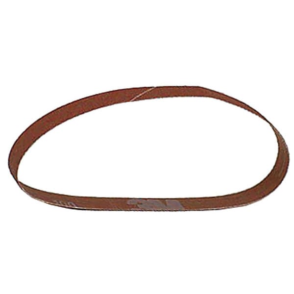 Banda de lija 3M, recubierta, 3 pulgadas de ancho, 132 pulgadas de largo, grano 80, no aplicable, cerámica, 777F, naranja - 7000118451