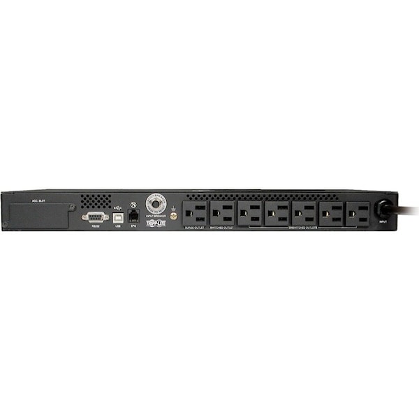 Tripp Lite 500VA 300W UPS SMART RACKMOUNT AVR 120V USB DB9 1URM TAA GSA - SMART500RT1UTAA