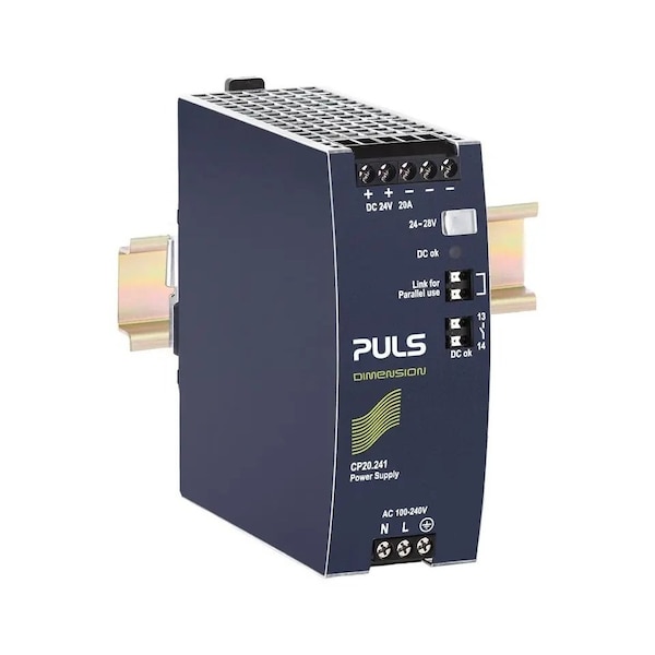 Puls DIN rail power supplies for 1-phase system, 24 V, 20 A - CP20.241