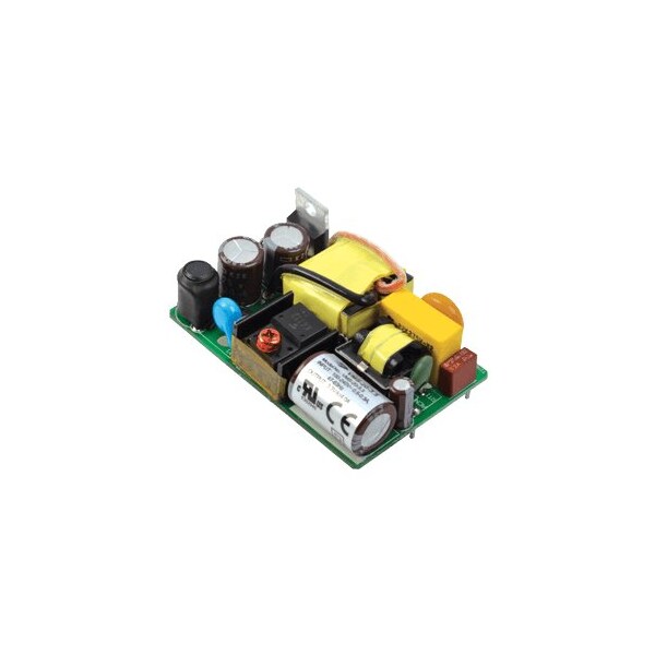 Cui Inc AC to DC Power Supply, 90 to 264V AC, 15V DC, 21W, 1.4A, PCB - VMS-20-15