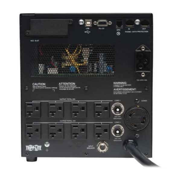 Tripp Lite UPS System, 3kVA, Online/Double Conversion, Out: 100/110/115/120/127V AC In: 100/115/120/127V AC - SU3000XLCD