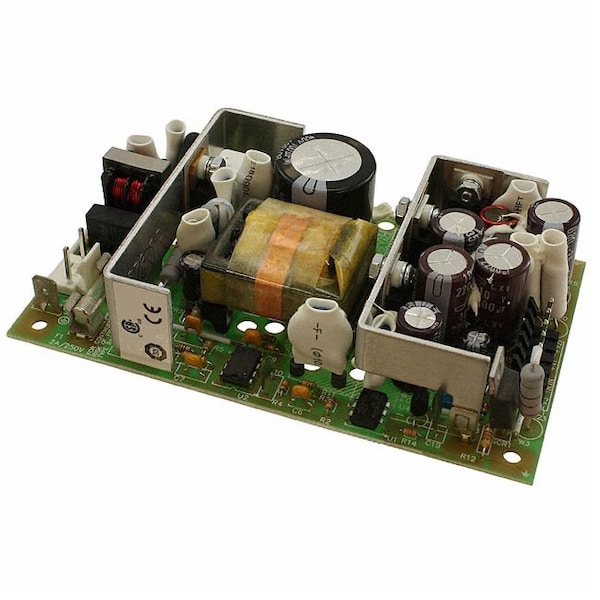 Bel Power Solutions AC to DC Power Supply, 85 to 264V AC, 5V DC, 40W, 8A, Chassis - MAP40-1005G