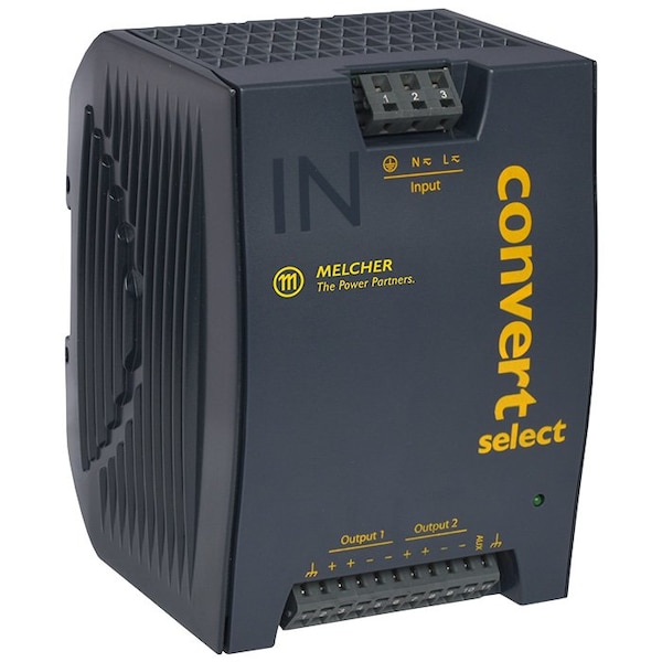 Bel Power Solutions AC-DC Battery Charger, 85 to 264V AC, 12V DC, 194W, 14A, DIN Rail - LWN1140-6EM1G
