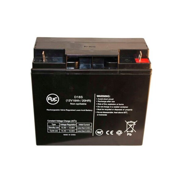 Battery Clerk UPS Battery, UPS, 6V DC, 12 Ah, Cabling, F1 Terminal - UNISYS-PATRIOT PRO II 1000VA