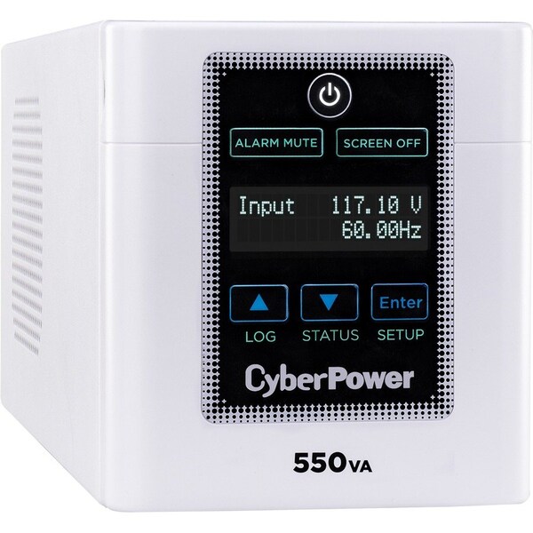 Cyberpower 550VA/440W UPS 120V 4 NEMA 5-15R-HG 60601-1 TESTED NEMA 5-15P-HG PLUG 3YR WARR - M550L