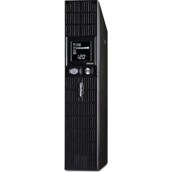 Cyberpower 2000VA UPS SMART APP LCD AVR 8 5-20 OUTLETS 5-20P PLUG 120V 20A RT 3YR - OR2200LCDRT2U