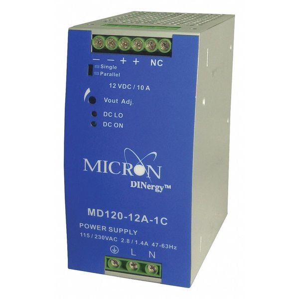 Dinergy DC Power Supply, 12V DC, 120W - MD120-12A-1C