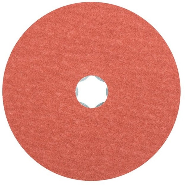 Disco de fibra Pferd 40311 COMBICLICK, 5 pulgadas de diámetro. Óxido de aluminio A-COOL, grano 60 - 40311-PFERD