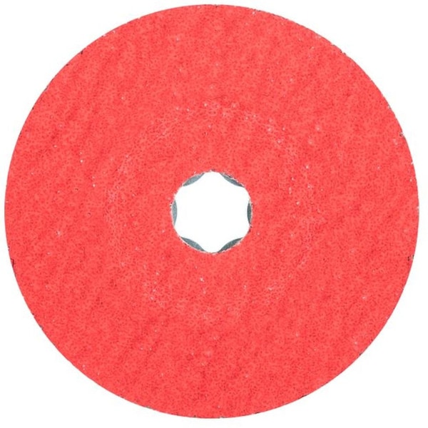 Pferd 40726 Disco de fibra COMBICLICK de 4-1/2 pulgadas de diámetro. Óxido de cerámica CO-COOL de grano 36 - 40726-PFERD