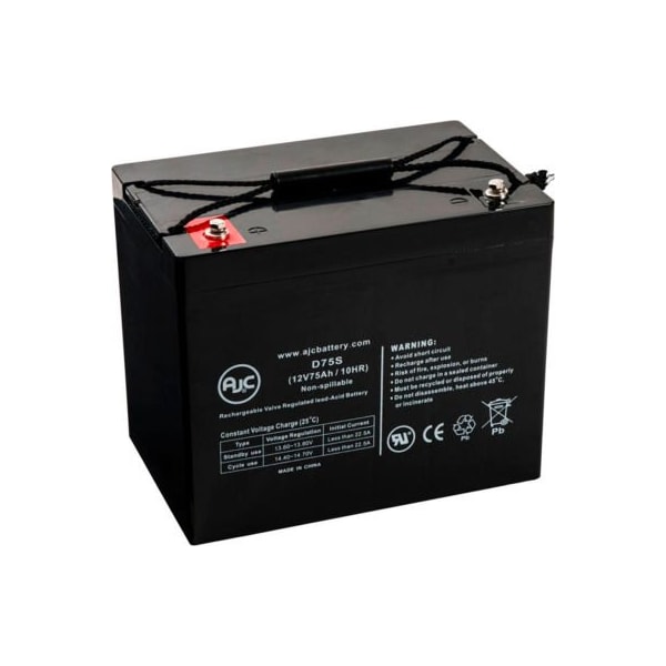 Battery Clerk UPS Battery, Compatible with C&D Dynasty DCS-75IT UPS Battery, 12V DC, 75 Ah, Cabling, IT Terminal - C&D DYNASTY-DCS-75IT