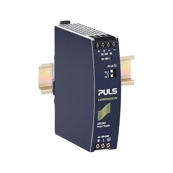 Puls DIN rail power supplies for 1-phase system, 24 V, 5 A - CP5.241