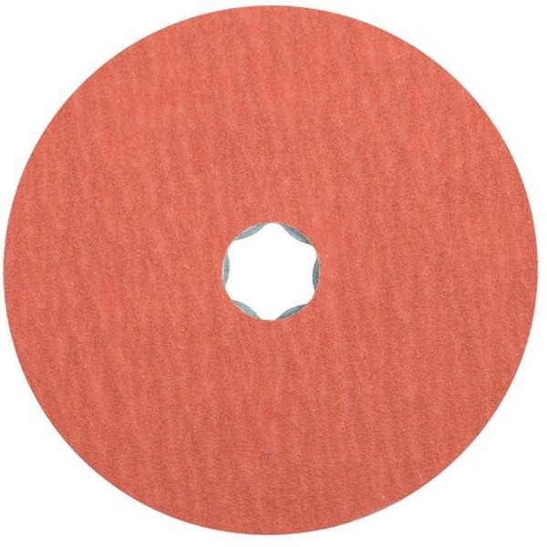 Disco de fibra COMBICLICK Pferd 40312, de 5 pulgadas de diámetro. Óxido de aluminio A-COOL, 80 granos -40312-PFERD