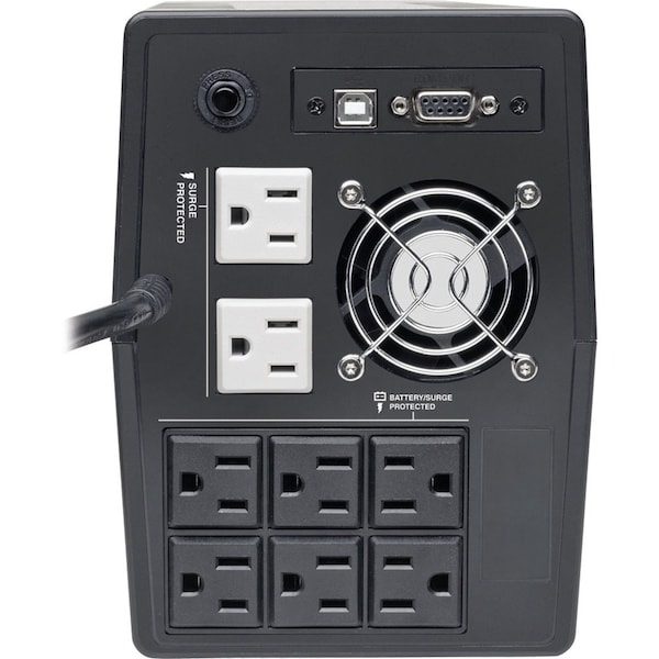 Tripp Lite Smart UPS, 1440VA, Line Interactive, Out: 110/115/120V In: 120V AC - OMNIVS1500LCD