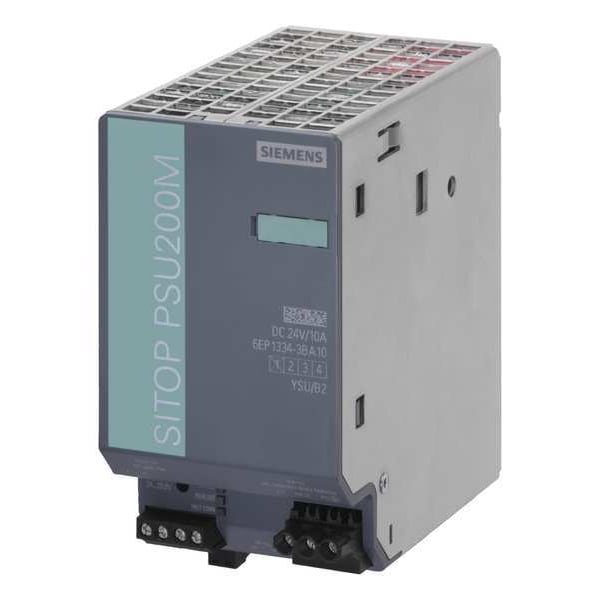 Siemens DC Power Supply, 176/550V AC; 85/264V AC, 140 W, 5 A, DIN Rail - 6EP13333BA10
