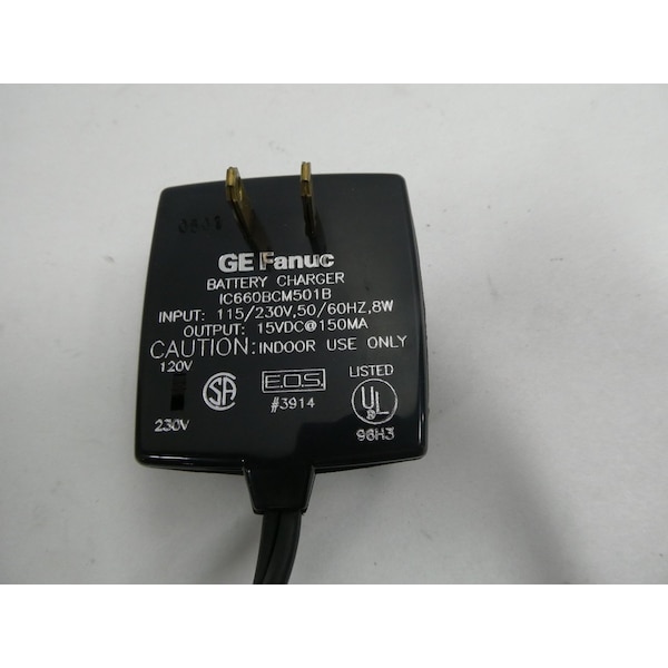 Ge Fanuc Hhm Battery Charger 115/230V-Ac 150Ma 15V-Dc Ac To Dc Power Supply - IC660BCM501B