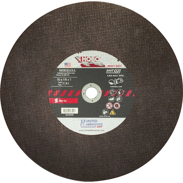 United Abrasives/Sait Cuchilla para sierra de gas T116x18x1 Paquete de 10 - 23502