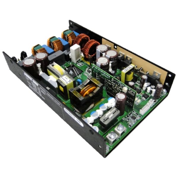 Bel Power Solutions AC to DC Power Supply, 90 to 277V AC, 24V DC, 600W, 25A, Chassis - ABC600-1024G