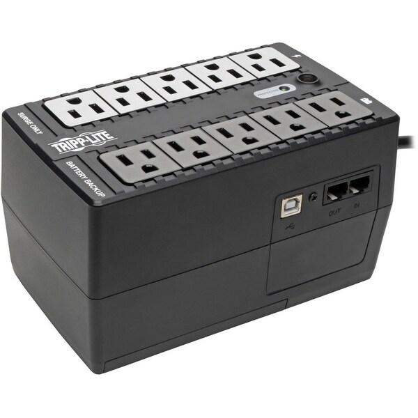Tripp Lite Line Interactive UPS, 550VA, Standby, Out: 110/115/120V In: 120V AC - TRPINTERNET550U