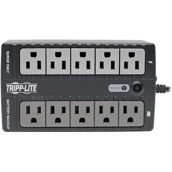 Tripp Lite Line Interactive UPS, 550VA, Standby, Out: 110/115/120V In: 120V AC - TRPINTERNET550U